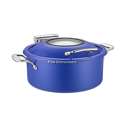 5 Stars Hotel Grade Toffi Round Hydraulic Chafing Dish and Dish Stand Catering 圆形液压自助餐炉B4400