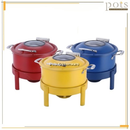 5 Stars Hotel Grade Toffi Round Hydraulic Chafing Dish and Dish Stand Catering 圆形液压自助餐炉B4400