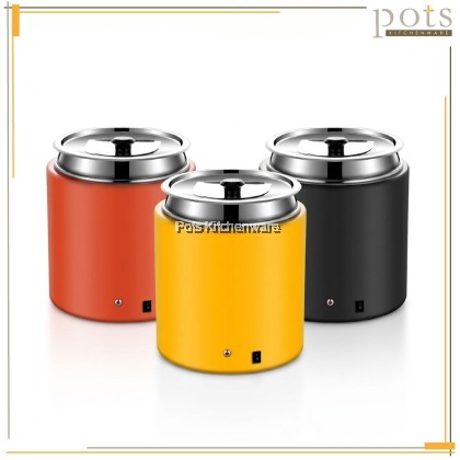 5 Stars Hotel Grade Stainless Steel Electric Soup Warmer 11L Periuk Pemanas Sup 商用不锈钢保温汤桶BE4510
