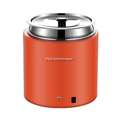 5 Stars Hotel Grade Stainless Steel Electric Soup Warmer 11L Periuk Pemanas Sup 商用不锈钢保温汤桶BE4510