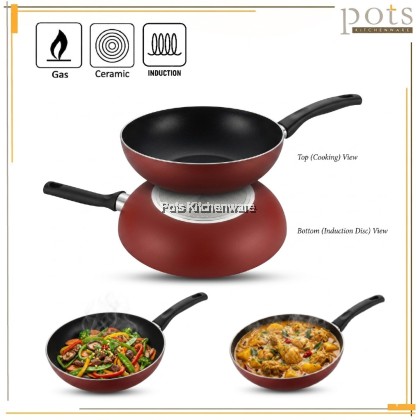 Cheflon Induction Non-stick Frying Pan; Periuk Induksi Kuali Tidak Melekat; 电磁炉不粘煎锅T00-WK