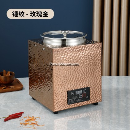 S/S 10L Square Electric Soup Warmer Periuk Pemanas Sup Elektrik Keluli Tahan Karat不锈钢四方电动汤炉BE4561