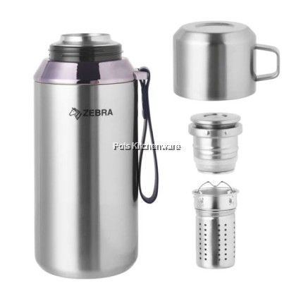100% Original Zebra Thailand 泰国斑马牌 Stainless Steel 304 0.95L/1.2L Prima III Vacuum Flask 饮料保温杯SZB-Z912630
