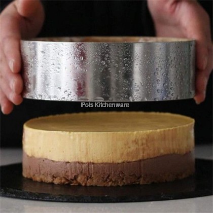 11pc-Set Stainless Steel Round Cookie Biscuit Cutters Circle Kek Acuan 迷你蛋糕模圈 S00-53NHL