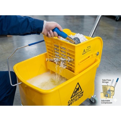 20L Mop Bucket with wringer & roller Baldi mop dengan pemerah手压式家用商用榨水车P00-S2020 20L Mop Bucket with wringer & roller Baldi mop dengan pemerah手压式家用商用榨水车P00-S2020