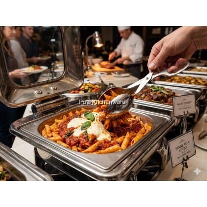 10" Heavy Duty Stainless Steel Salad Serving Tongs Penyepit Salad Tahan Lasak 耐用不锈钢沙拉食品夹S00-GD189719