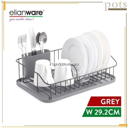 ELIANWARE Kitchen Storage Dish Rack Drainer with Tray Rak Pinggan 碗碟收纳架 E9511