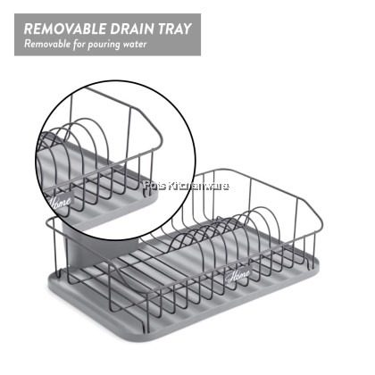 ELIANWARE Kitchen Storage Dish Rack Drainer with Tray Rak Pinggan 碗碟收纳架 E9511