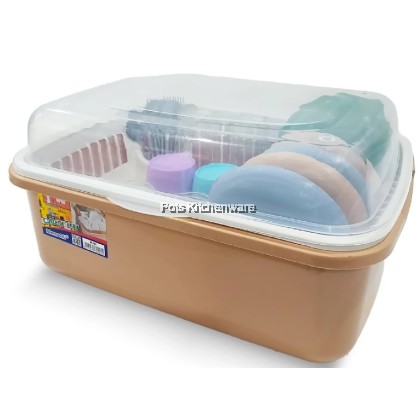 Dish Drainer With Cover Rak Pinggan Dengan Penutup有盖盘架 PEL-E288
