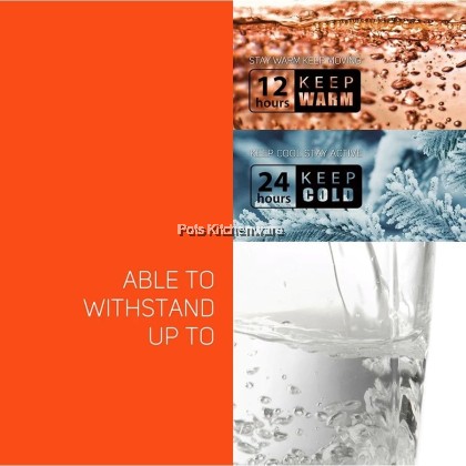RELAX SUS304 Botol Termos Keluli Tahan Karat Stainless Steel Thermal Flask Morgen Keep Warm Keep Cold (500 ml)保温壶保温罐 - D2750M