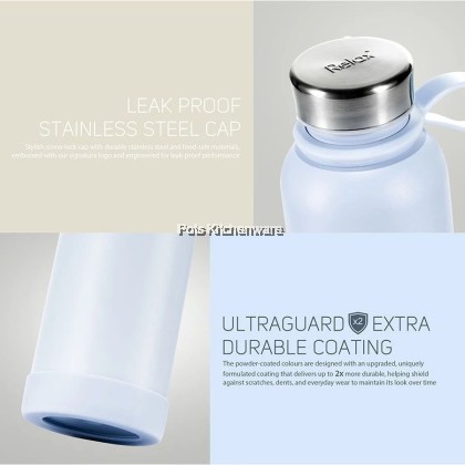 RELAX SUS304 Botol Termos Keluli Tahan Karat Stainless Steel Thermal Flask Morgen Keep Warm Keep Cold (500 ml)保温壶保温罐 - D2750M