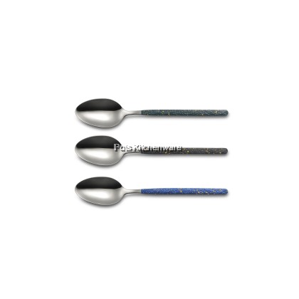 5 Stars Hotel GradeToffi Stainless Steel 3pc-Set Cutlery Series Sudu Garpo Set不锈钢餐具系列  (Blue, Black, Dark green)-F4100