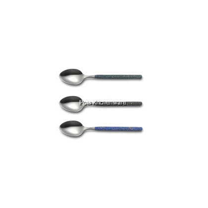5 Stars Hotel GradeToffi Stainless Steel 3pc-Set Cutlery Series Sudu Garpo Set不锈钢餐具系列  (Blue, Black, Dark green)-F4100