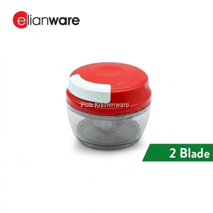 ELIANWARE (160ML/420ML/880ML) Mini Hand-Pull Food Garlic Chopper Cutter Alat Pengisar Mixing Blender切蒜器-E1290M