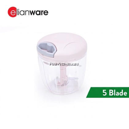 ELIANWARE (160ML/420ML/880ML) Mini Hand-Pull Food Garlic Chopper Cutter Alat Pengisar Mixing Blender切蒜器-E1290M