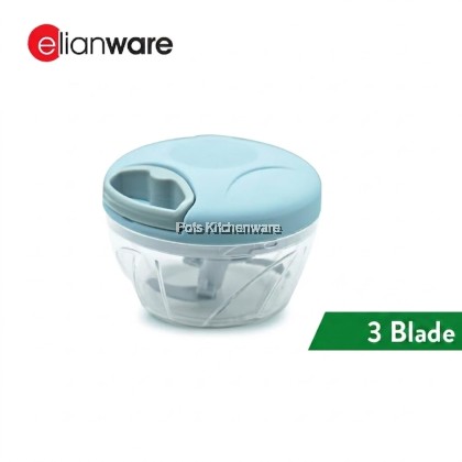 ELIANWARE (160ML/420ML/880ML) Mini Hand-Pull Food Garlic Chopper Cutter Alat Pengisar Mixing Blender切蒜器-E1290M