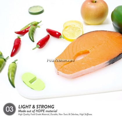 Elianware Durable Plastic Cutting Board Chopper Papan pemotong plastik 塑料切菜板-E180M Elianware Durable Plastic Cutting Board Chopper Papan pemotong plastik 塑料切菜板-E180M