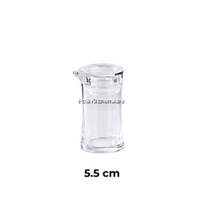 PS/PC Condiment Bottle Spices Pepper Spices Sauce Container Food Storage Transparent Bottle Botol Perencah Rempah 胡椒盐酱油罐-B3500