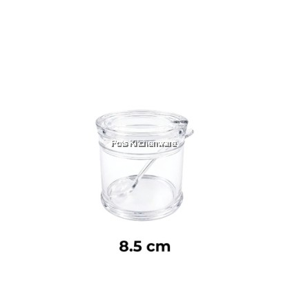 PS/PC Condiment Bottle Spices Pepper Spices Sauce Container Food Storage Transparent Bottle Botol Perencah Rempah 胡椒盐酱油罐-B3500