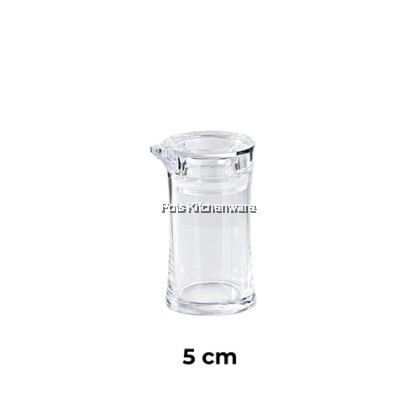 PS/PC Condiment Bottle Spices Pepper Spices Sauce Container Food Storage Transparent Bottle Botol Perencah Rempah 胡椒盐酱油罐-B3500