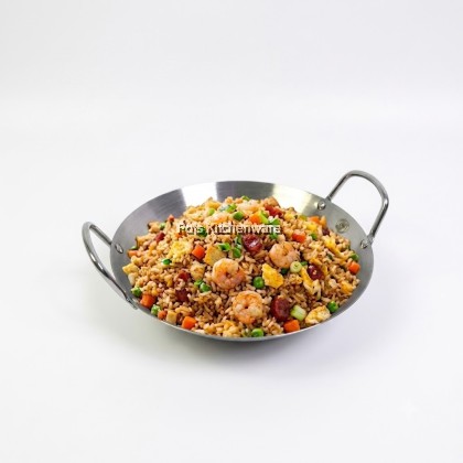 Rhino Premium Stainless Steel Wok Kuali Periuk Masakan Panas Tebal-AS0330不锈钢炒锅-AS0330M