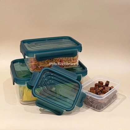 Elianware Ezy-Lock Airtight Seal Food Container Storage Microwavable & BPA-Free Bekas Makanan 密封食品容器-E2670