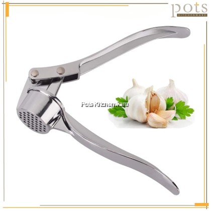  Zinc Alloy Professional Kitchen Heavy Duty Stainless Garlic Press Penekan Bawang Putih压蒜器-S00-GD8616