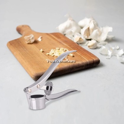  Zinc Alloy Professional Kitchen Heavy Duty Stainless Garlic Press Penekan Bawang Putih压蒜器-S00-GD8616