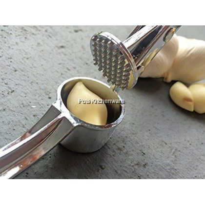  Zinc Alloy Professional Kitchen Heavy Duty Stainless Garlic Press Penekan Bawang Putih压蒜器-S00-GD8616
