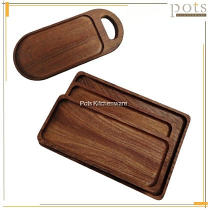 1x Olive Oil finished Sapele Wood Rectangular/Oval Wooden Tray With handle Dulang kayu semula jadi 实木带把手长方形托盘-W00-B902070M 1x Olive Oil finished Sapele Wood Rectangular/Oval Wooden Tray With handle Dulang kayu semula jadi 实木带把手长方形托盘-W00-B902070M