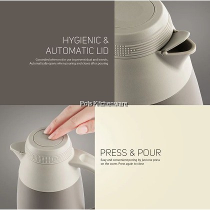 1100ml Relax Stainless Steel SUS304 Thermal Carafe Thermos Kettle Insulation Jug Tahan Panas 保温壶 - D3111M