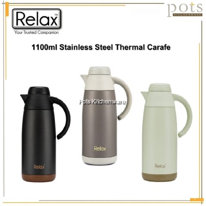 1100ml Relax Stainless Steel SUS304 Thermal Carafe Thermos Kettle Insulation Jug Tahan Panas 保温壶 - D3111M