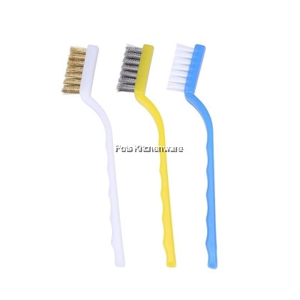 Mini Wire Brush Set 3 Pcs Berus Dawai Mini多功能去油污清洁刷 -S00-KM577M