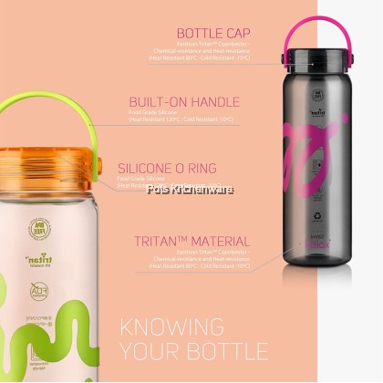 Relax Tritan BPA Free 520ML Water Bottle Botol Air 水壶水罐-D7152M