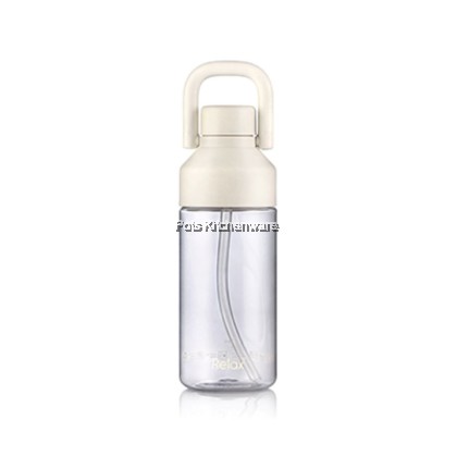 RELAX 1000ml Tritan BPA Free With Straw Drinking Colorful Water Bottle Botol Air 水壶 - PRL-D8010M