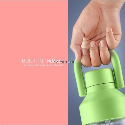 RELAX 1000ml Tritan BPA Free With Straw Drinking Colorful Water Bottle Botol Air 水壶 - PRL-D8010M