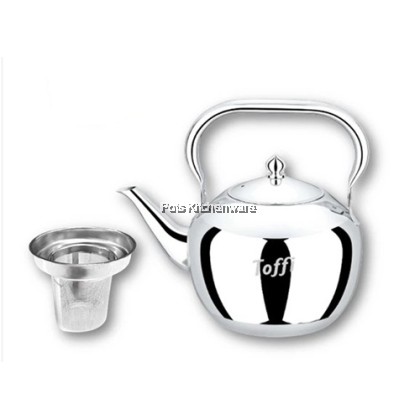 TOFFI Stainless Steel 1.2L/ 2L Kettle Coffee Tea Pot + Strainer Teko Keluli Tahan Karat Teko + Penapis 不锈钢茶壶咖啡壶-D1800M TOFFI Stainless Steel 1.2L/ 2L Kettle Coffee Tea Pot + Strainer Teko Keluli Tahan Karat Teko + Penapis 不锈钢茶壶咖啡壶-D1800M