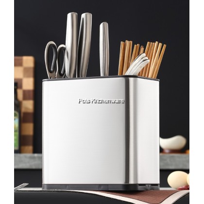 High Quality Stainless Steel Knife Tool Holder Rak Pisau 不锈钢刀架-S00-B6825 High Quality Stainless Steel Knife Tool Holder Rak Pisau 不锈钢刀架-S00-B6825