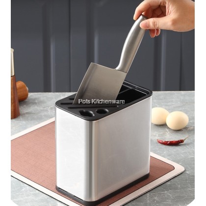 High Quality Stainless Steel Knife Tool Holder Rak Pisau 不锈钢刀架-S00-B6825 High Quality Stainless Steel Knife Tool Holder Rak Pisau 不锈钢刀架-S00-B6825
