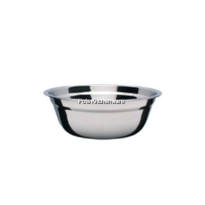 TOFFI Stainless Steel Basin Mixing Salad Bowl Mangkuk Adunan Keluli Tahan Karat不锈钢沙拉碗  (14/16/18/20/22/24/26/28cm)-K1900
