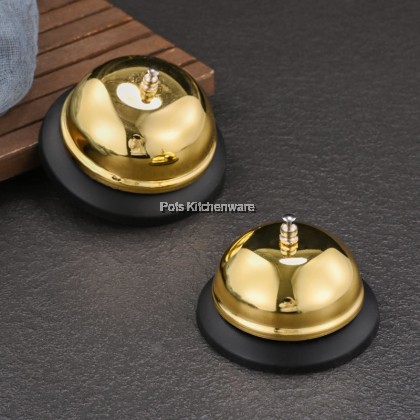 Stainless Steel Silver/Gold Call Bell Service Bell Restaurant Call Bell Loceng Panggilan Keluli Tahan Karat 桌铃B2304