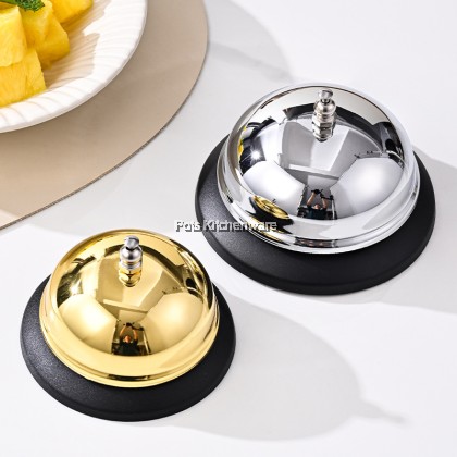 Stainless Steel Silver/Gold Call Bell Service Bell Restaurant Call Bell Loceng Panggilan Keluli Tahan Karat 桌铃B2304
