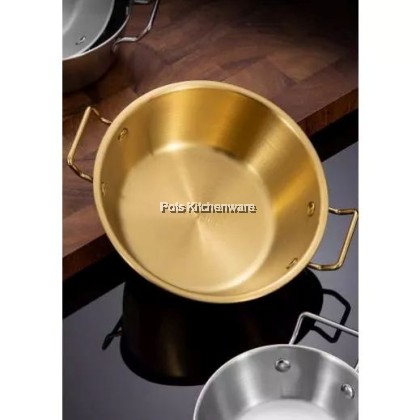Korean Style Stainless Steel Gold Snack Bowl Double Handle | Mangkuk Emas Hidangan Dessert Buah | 韩式不锈钢金色小吃双耳碗 Korean Style Stainless Steel Gold Snack Bowl Double Handle | Mangkuk Emas Hidangan Dessert Buah | 韩式不锈钢金色小吃双耳碗