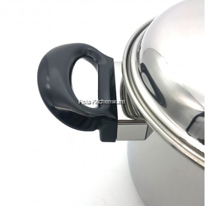 100% Original Zebra Thailand 泰国斑马牌 Stainless Steel 304 High Sauce Pot Periuk Sup Double Ear Soup Pot 不锈钢汤锅 - 160392A