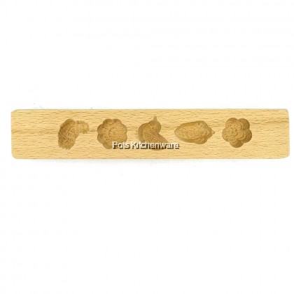 5 Holes 6 Holes Wooden Mould Traditional Cookies Kuih Bangkit Mould 孔木模 番婆饼 木薯饼 Biscuit Bangkit - BB115M