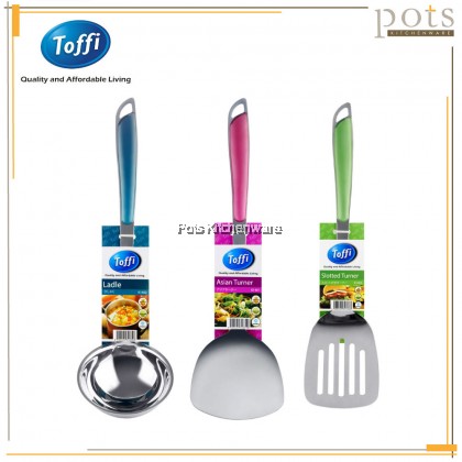 Toffi Stainless Steel Kitchen Utensil Ladle Slotted Turner Senduk Sudip Spatula 不锈钢汤勺铲子锅铲- K1400 Toffi Stainless Steel Kitchen Utensil Ladle Slotted Turner Senduk Sudip Spatula 不锈钢汤勺铲子锅铲- K1400