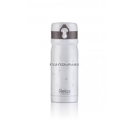 300ml Relax Stainless Steel 18.8 Vacuum Flask Thermos Water Bottle Botol Air Tahan Panas 保温壶保温水瓶 - D2430