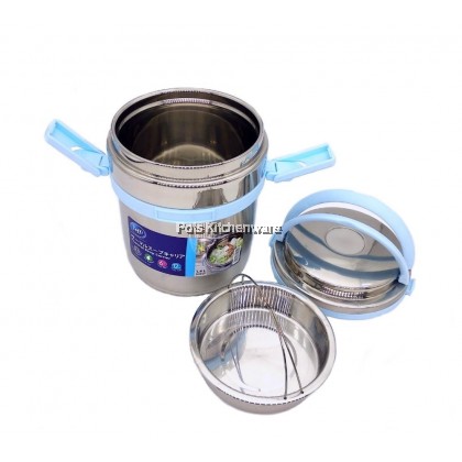 1400ml Toffi Stainless Steel 18.8/SUS304 Thermal Soup Carrier Take Away Thermos Lunch Box Bekas Makanan Tahan Panas 保温餐盒汤锅 - K3914 