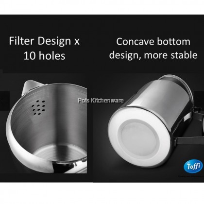 Toffi Stainless Steel Coffee Pot Teapot Teko Besi Cerek Teh Kopi 不锈钢茶壶咖啡壶水壶 - B1100 Toffi Stainless Steel Coffee Pot Teapot Teko Besi Cerek Teh Kopi 不锈钢茶壶咖啡壶水壶 - B1100