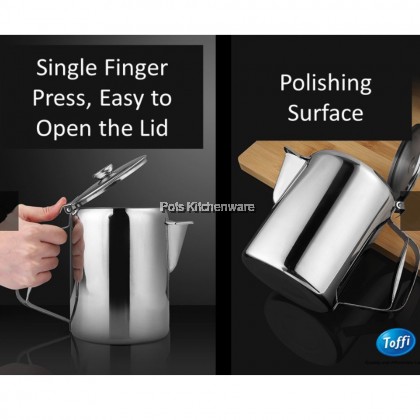 Toffi Stainless Steel Coffee Pot Teapot Teko Besi Cerek Teh Kopi 不锈钢茶壶咖啡壶水壶 - B1100 Toffi Stainless Steel Coffee Pot Teapot Teko Besi Cerek Teh Kopi 不锈钢茶壶咖啡壶水壶 - B1100